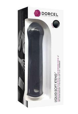 Подовжувальна насадка на член Dorcel LIQUID-SOFT XTEND (до + 3,8см), з кільцем для мошонки SO2698 фото Купити Подовжувальна насадка на член Dorcel LIQUID-SOFT XTEND (до + 3,8см), з кільцем для мошонки  Dorcel (Франція) 1 690 грн