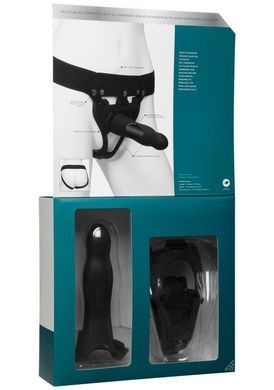 Страпон унисекс Doc Johnson Body Extensions - BE Daring, полая насадка SO4009 фото Купить   Doc Johnson  4 419 грн