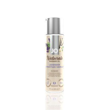 Массажное масло JO Naturals Massage Oil Lavender&Vanilla с натуральными эфирными маслами,120мл SO6165 фото Купить   JO (США) 553 грн