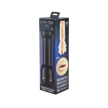 Мастурбатор-ротик Kiiroo Feel Mouth с всасывающей интерактивной насадкой PowerBlow Combo Set SX1231 фото Купить   Kiiroo (Нідерланди) 4 582 грн