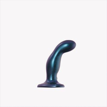 Дилдо с вибрацией Strap-On-Me FINGERING & VIBRATING DILDO - M - BLUE, с манящим движением Strap-On-Me  &mdash; фото