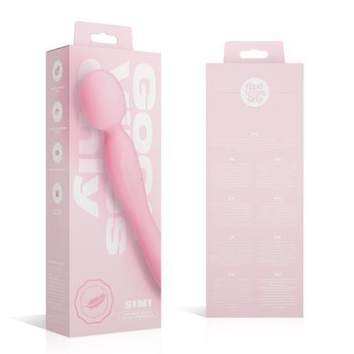 Вібромасажер Good Vibes Only - SIMI Double-Sided Wand Vibrator Soft Silicone - Pink SX3076 фото Купити Вібромасажер Good Vibes Only - SIMI Double-Sided Wand Vibrator Soft Silicone - Pink  Good Vibes Only (Нідерланди) 3 667 грн