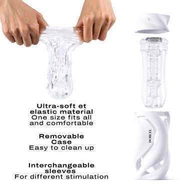 Мастурбатор Dorcel DEEP BLOW WHITE, подвійне використання SO7377 фото Купити Мастурбатор Dorcel DEEP BLOW WHITE, подвійне використання  Dorcel (Франція) 2 115 грн