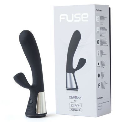 Інтерактивний вібратор-кролик Ohmibod Fuse for Kiiroo Black SO2907 фото Купити Інтерактивний вібратор-кролик Ohmibod Fuse for Kiiroo Black  Kiiroo (Нідерланди) 5 358 грн