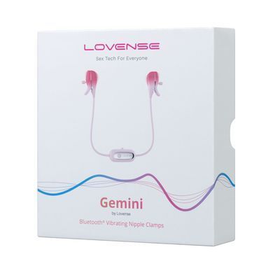 Смарт-вибратор для груди Lovense Gemini, регулировка сжатия соска, можно носить SO7487 фото Купить   Lovense (Гонконг) 3 229 грн