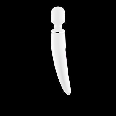 Вибромассажер Satisfyer Wand-er Woman (White/Chrome), водонепроницаемый, мощный, размер XXL SO3458 фото Купить   Satisfyer (Німеччина) 2 540 грн
