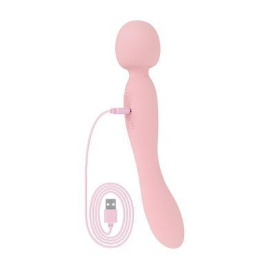 Вібромасажер Good Vibes Only - SIMI Double-Sided Wand Vibrator Soft Silicone - Pink SX3076 фото Купити Вібромасажер Good Vibes Only - SIMI Double-Sided Wand Vibrator Soft Silicone - Pink  Good Vibes Only (Нідерланди) 3 667 грн