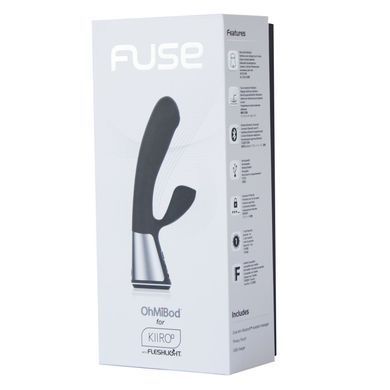 Інтерактивний вібратор-кролик Ohmibod Fuse for Kiiroo Black SO2907 фото Купити Інтерактивний вібратор-кролик Ohmibod Fuse for Kiiroo Black  Kiiroo (Нідерланди) 5 358 грн