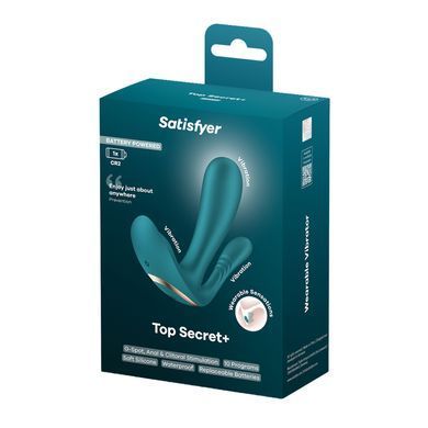 Двойной смарт-вибратор в трусики Satisfyer Top Secret+ Battery Series SX3841 фото Купить Двойной смарт-вибратор в трусики Satisfyer Top Secret+ Battery Series  Satisfyer  1 074 грн