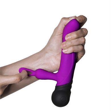 Вібратор з обертанням стовбура Adrien Lastic Mini Bonnie з петелькою для пальчика AD10861 фото Купити Вібратор з обертанням стовбура Adrien Lastic Mini Bonnie з петелькою для пальчика  Adrien Lastic 2 679 грн