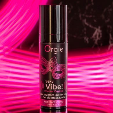 Жидкий вибратор Orgie Sexy Vibe! Intense Orgasm, 15 мл, тепло-холод, очень мощный SX1547 фото Купить   Orgie (Бразилія-Португалія) 1 154 грн