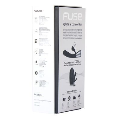 Інтерактивний вібратор-кролик Ohmibod Fuse for Kiiroo Black SO2907 фото Купити Інтерактивний вібратор-кролик Ohmibod Fuse for Kiiroo Black  Kiiroo (Нідерланди) 5 358 грн