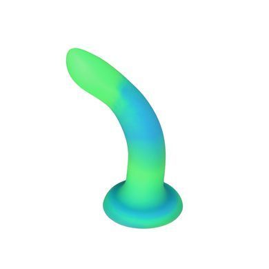 Светящийся в темноте фаллоимитатор ADDICTION Rave 8&Prime; Glow in the Dark Dildo Blue Green, 20,3 см SO6849 фото Купить   ADDICTION  2 346 грн