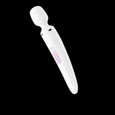 Вибромассажер Satisfyer Wand-er Woman (White/Chrome), водонепроницаемый, мощный, размер XXL SO3458 фото Купить   Satisfyer (Німеччина) 2 540 грн