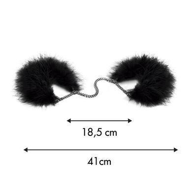 Пушистые наручники Bijoux Indiscrets Za za zu - feahter handcuffs, перьевые, подарочная упаковка SO2673 фото Купить   Bijoux Indiscrets  627 грн
