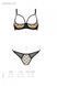 Эротический комплект Passion MARINA SET WITH OPEN BRA, L/XL, beige, открытые чашки SO9732 фото 5
