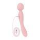 Вібромасажер Good Vibes Only - SIMI Double-Sided Wand Vibrator Soft Silicone - Pink SX3076 фото 7