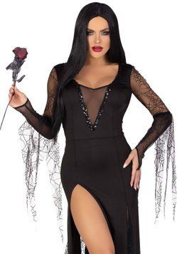 Костюм Мортіші Аддамс Leg Avenue Sexy Spooky Morticia S SO9215 фото Купити Костюм Мортіші Аддамс Leg Avenue Sexy Spooky Morticia S  Leg Avenue (США) 3 658 грн