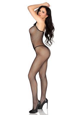 Бодістокінг Leg Avenue Crotchless Fishnet Bodystocking One Size Black Leg Avenue  &mdash; фото