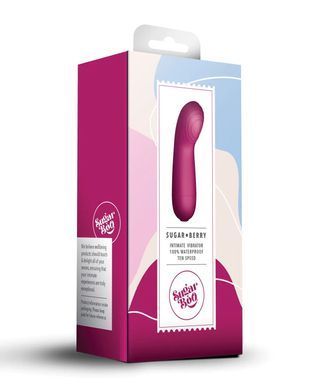 Мінівібратор SugarBoo Sugar Berry, підходить для клітора та точки G, робота від батарейок (у комплек SO7664 фото Купити Мінівібратор SugarBoo Sugar Berry, підходить для клітора та точки G, робота від батарейок (у комплек  SugarBoo (Великобританія) 1 062 грн