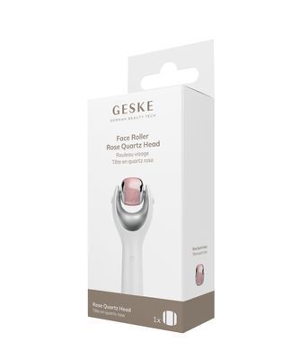 Насадка GESKE Face Roller Rose Quartz Head HB0629 фото Купити Насадка GESKE Face Roller Rose Quartz Head  GESKE 399 грн