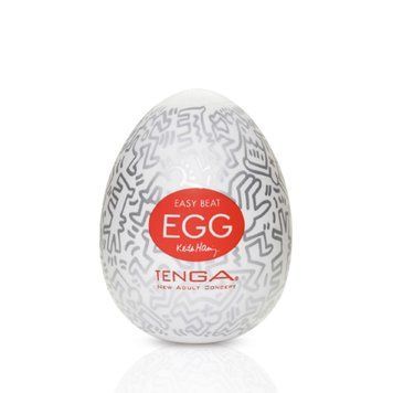 Мастурбатор-яйцо Tenga Keith Haring Egg Party SO1650 фото Купить   Tenga (Японія) 396 грн