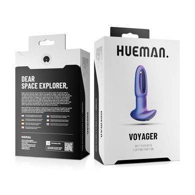 Анальна пробка з віброязичком Hueman - Voyager Butt Plug With Tapping SX3896 фото Купити Анальна пробка з віброязичком Hueman - Voyager Butt Plug With Tapping  Hueman (Нідерланди) 3 679 грн
