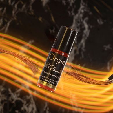 Блиск для губ з ефектом вібрації Orgie Electric Fellatio Lips Gloss, 10 мл, смак фруктового асорті SX1548 фото Купити Блиск для губ з ефектом вібрації Orgie Electric Fellatio Lips Gloss, 10 мл, смак фруктового асорті  Orgie (Бразилія-Португалія) 775 грн