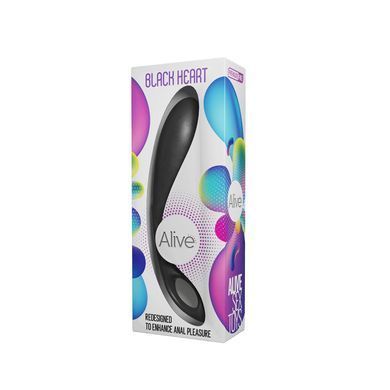 Анальний стимулятор Alive Black Heart Teal Black, макс. діаметр 3,6 см SX0806 фото Купити Анальний стимулятор Alive Black Heart Teal Black, макс. діаметр 3,6 см  Alive  803 грн