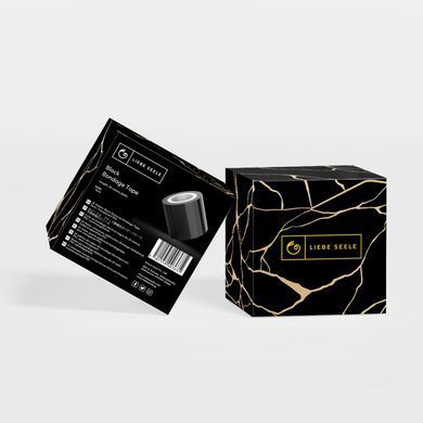 Скотч для бондажу Liebe Seele Bondage Tape Black 25 м, не липне до шкіри та волосся, без слідів SO9525 фото Купити Скотч для бондажу Liebe Seele Bondage Tape Black 25 м, не липне до шкіри та волосся, без слідів  Liebe Seele (Японія) 600 грн