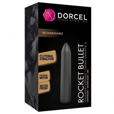 Перезаряджувана віброкуля Dorcel Rocket Bullet Black SO4070 фото Купити Перезаряджувана віброкуля Dorcel Rocket Bullet Black  Dorcel  1 266 грн
