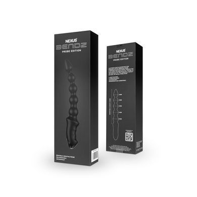 Анальний вібратор-намисто Nexus BENDZ Bendable Vibrator Probe Edition, ефект пам&rsquo;яті форми SO6637 фото Купити Анальний вібратор-намисто Nexus BENDZ Bendable Vibrator Probe Edition, ефект пам&rsquo;яті форми  Nexus (Великобританія) 3 695 грн