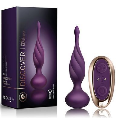 Анальна вібропробка Rocks Off Petite Sensations &ndash; Discover Purple SO5977 фото Купити Анальна вібропробка Rocks Off Petite Sensations &ndash; Discover Purple  Rocks Off (Великобританія) 2 900 грн