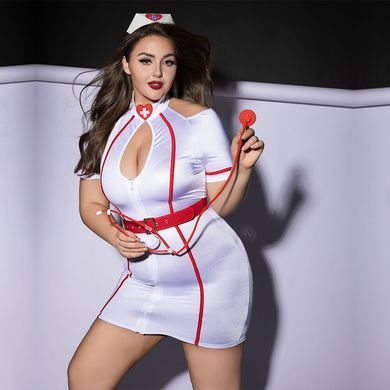 Эротический костюм медсестры JSY P61115 Plus Size SX1856 фото Купить   JSY (Китай) 1 625 грн