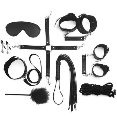 Набор BDSM Art of Sex &ndash; Set Leather, 10 предметов, черный, натуральная кожа SO7138 фото Купить   Art of Sex  3 741 грн