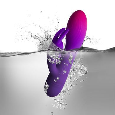 Вибратор-кролик Rocks Off Glo Girl &ndash; Rabbit, 2 мотора, 10 режимов, на батарейках SX2428 фото Купить   Rocks Off (Великобританія) 1 015 грн