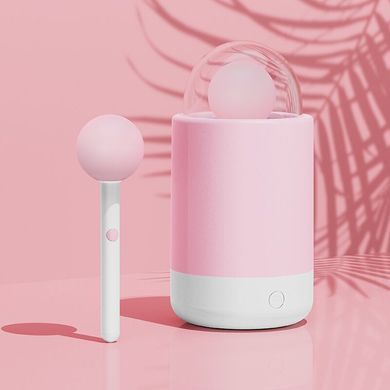 Вибратор-конфетка на палочке KISSTOY Pink Pop, зарядный кейс-ночник, 10 режимов вибрации SO9989 фото Купить   KISSTOY (Китай) 2 485 грн