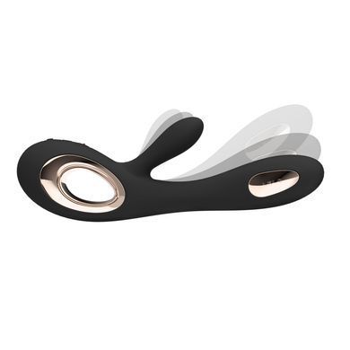 Вібратор-кролик LELO Soraya Wave Black, манливі рухи стовбура SO8112 фото Купити Вібратор-кролик LELO Soraya Wave Black, манливі рухи стовбура  Lelo (Швеція) 13 453 грн