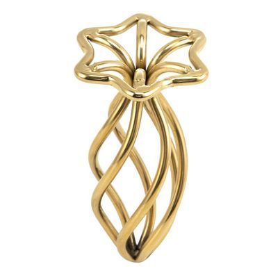 Анальная пробка LOCKINK SEVANDA Hollow Spiral Golden Metal Anal Plug - S size SX0882 фото Купить   LOCKINK (Китай) 775 грн
