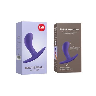 Анальна пробка Fun Factory BOOTIE S, фіолетова, діаметр 2,8 см, тонкий обмежувач SX1002 фото Купити Анальна пробка Fun Factory BOOTIE S, фіолетова, діаметр 2,8 см, тонкий обмежувач  Fun Factory (Німеччина) 1 052 грн
