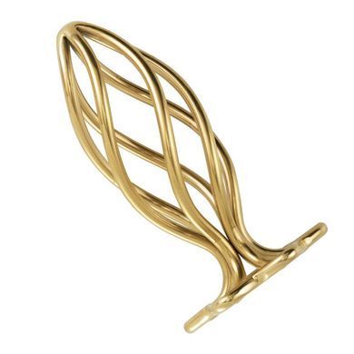 Анальная пробка LOCKINK SEVANDA Hollow Spiral Golden Metal Anal Plug - S size SX0882 фото Купить   LOCKINK (Китай) 775 грн