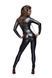 Комбинезон Noir Handmade F162 Powerwetlook overall with leash and two-way zipper, L, мокрый эффект SX0043 фото 2