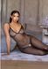 Бодістокінг Leg Avenue Crotchless Fishnet Bodystocking One Size Black &mdash; фото 5
