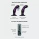 Дилдо с вибрацией Strap-On-Me FINGERING & VIBRATING DILDO - M - PURPLE, с манящим движением &mdash; фото 2