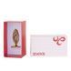 Анальная пробка LOCKINK SEVANDA Hollow Spiral Golden Metal Anal Plug - S size SX0882 фото 3