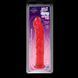 Фаллоимитатор Doc Johnson Jelly Jewels Dong & Suction Cup Red, диаметр 3,6см, антибактериальный ПВХ SO2005 фото 2