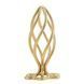 Анальная пробка LOCKINK SEVANDA Hollow Spiral Golden Metal Anal Plug - S size SX0882 фото 1