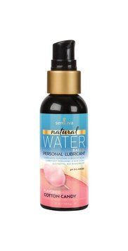 Смазка на водной основе Sensuva Natural Water-Based Cotton Candy (57 мл) без глицерина и парабенов SO4944 фото Купить   Sensuva (США) 544 грн