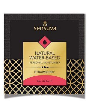 Пробник Sensuva - Natural Water-Based Strawberry (6 мл) SO3397 фото Купить   Sensuva (США) 73 грн