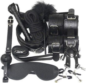 Набор для BDSM JSY KB80608 Black SX2650 фото Купить   JSY (Китай) 683 грн